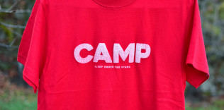 Mt.JPN「CAMP」Tシャツ（発泡インク）