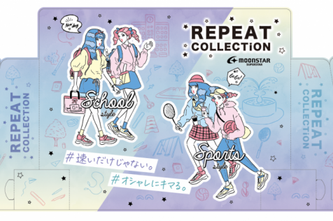 MOONSTAR「REPEAT COLLECTION」ディスプレイ