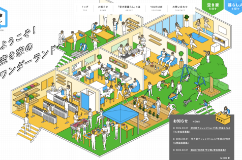 空き家と暮らし人を結ぶマッチングサイト「空き家暮らし」