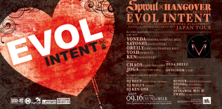 クラブイベントフライヤー「Sprout x HANGOVER」